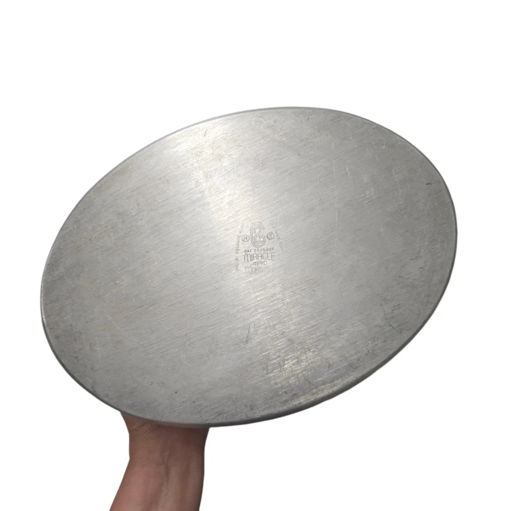 Vtg 1950s Miracle Maid Cast Aluminum Oval Roaster Dutch Oven with Basting Lid